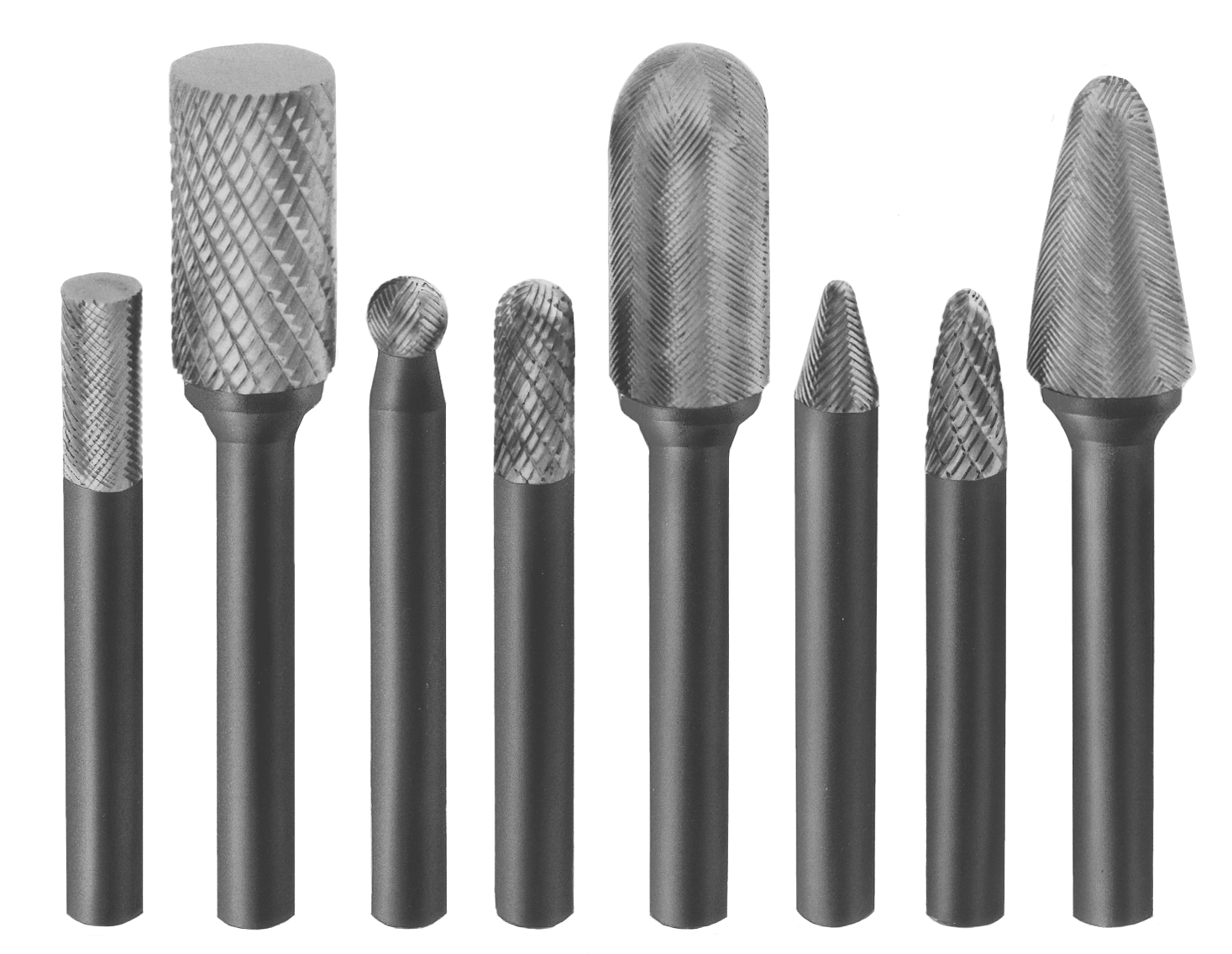 Di-Car Mills herringbone and extra-fine double cut carbide