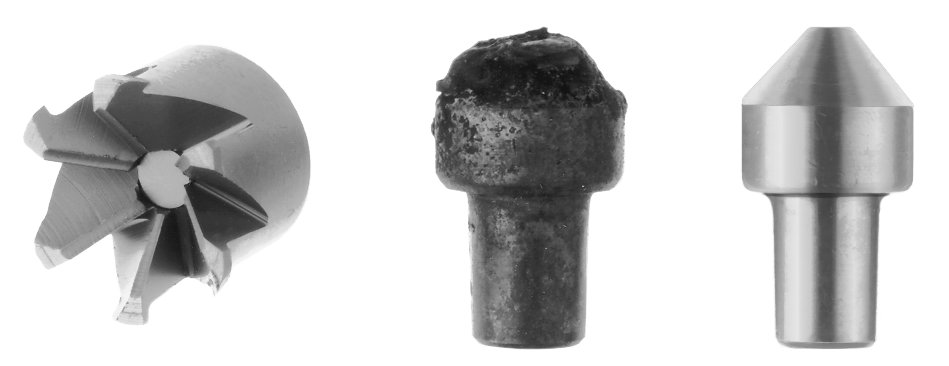 Electrode Dresser Before and After